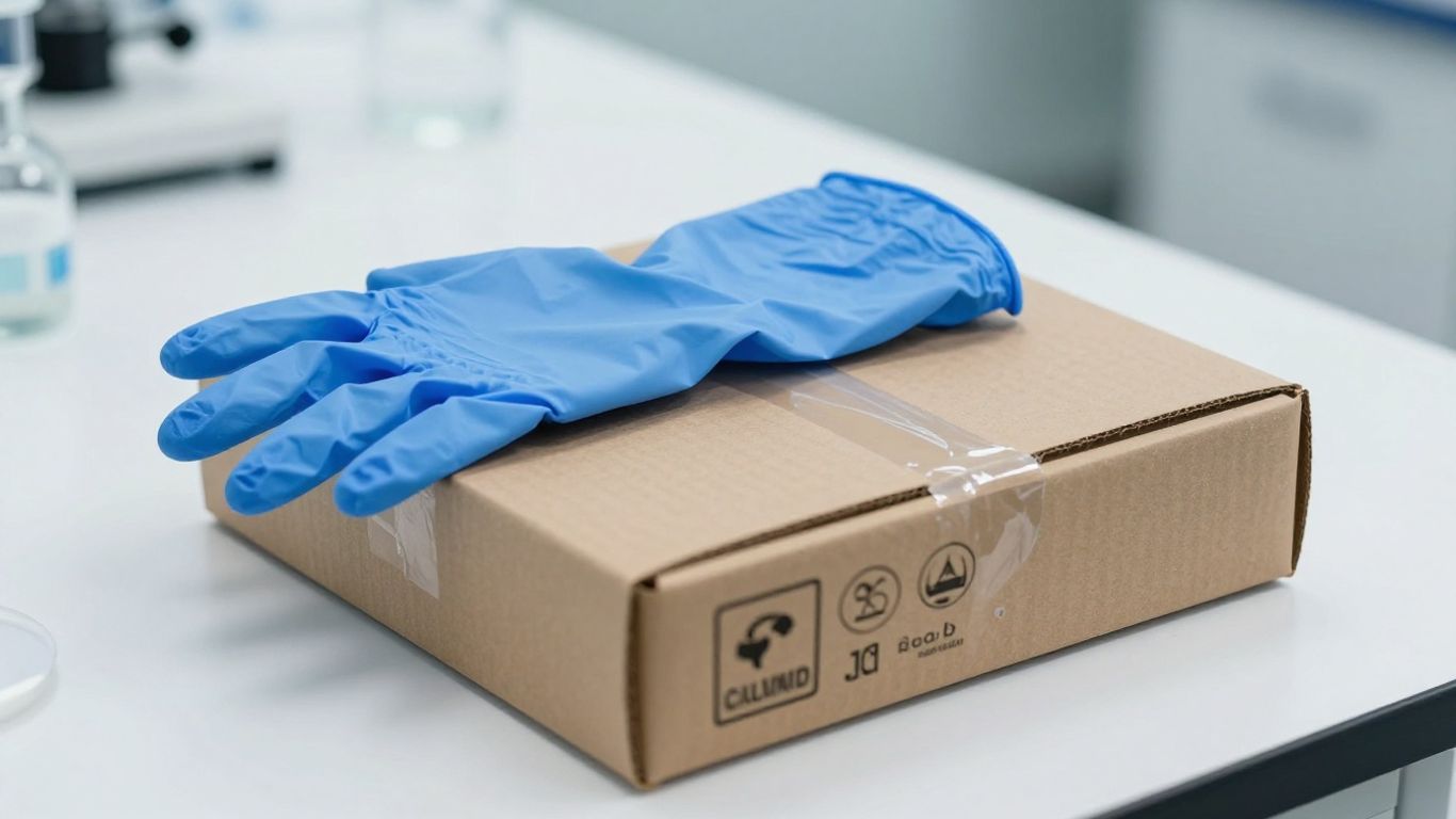 Zertifizierte Schutzhandschuhe im medizinischen Labor