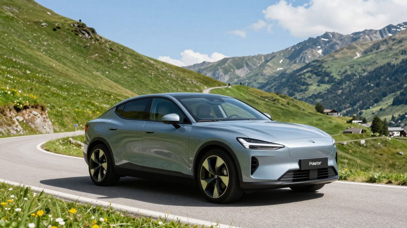 Polestar 3 auf Schweizer Bergstraße