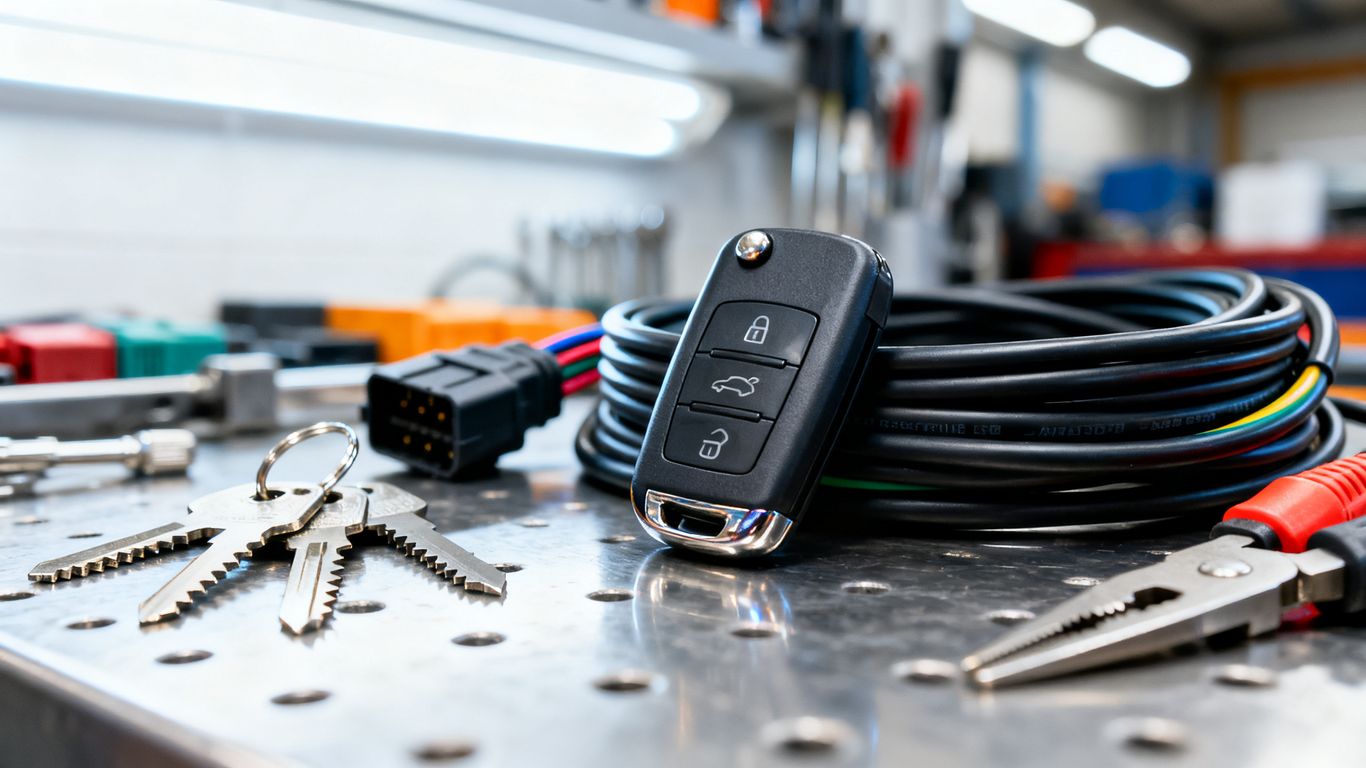 Advanced electronic car keys and diagnostic tools