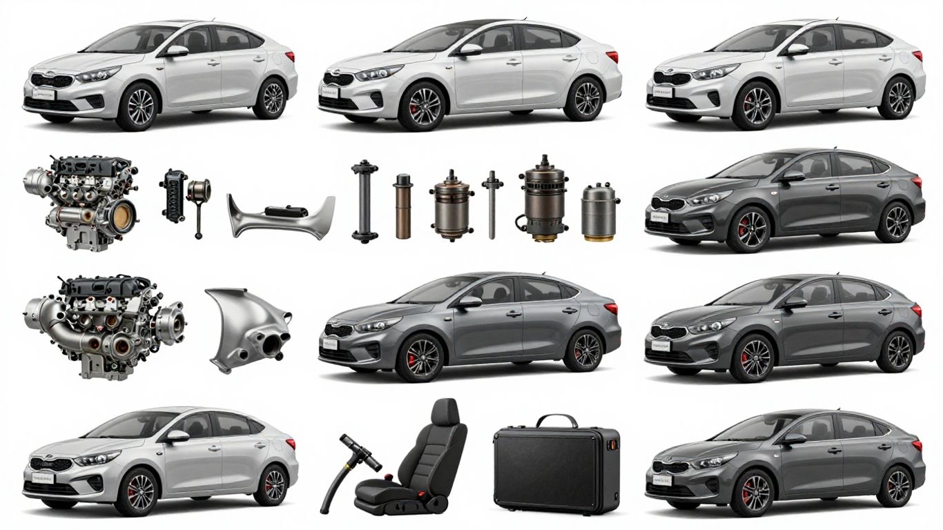 Used Kia Rio car parts for sale.