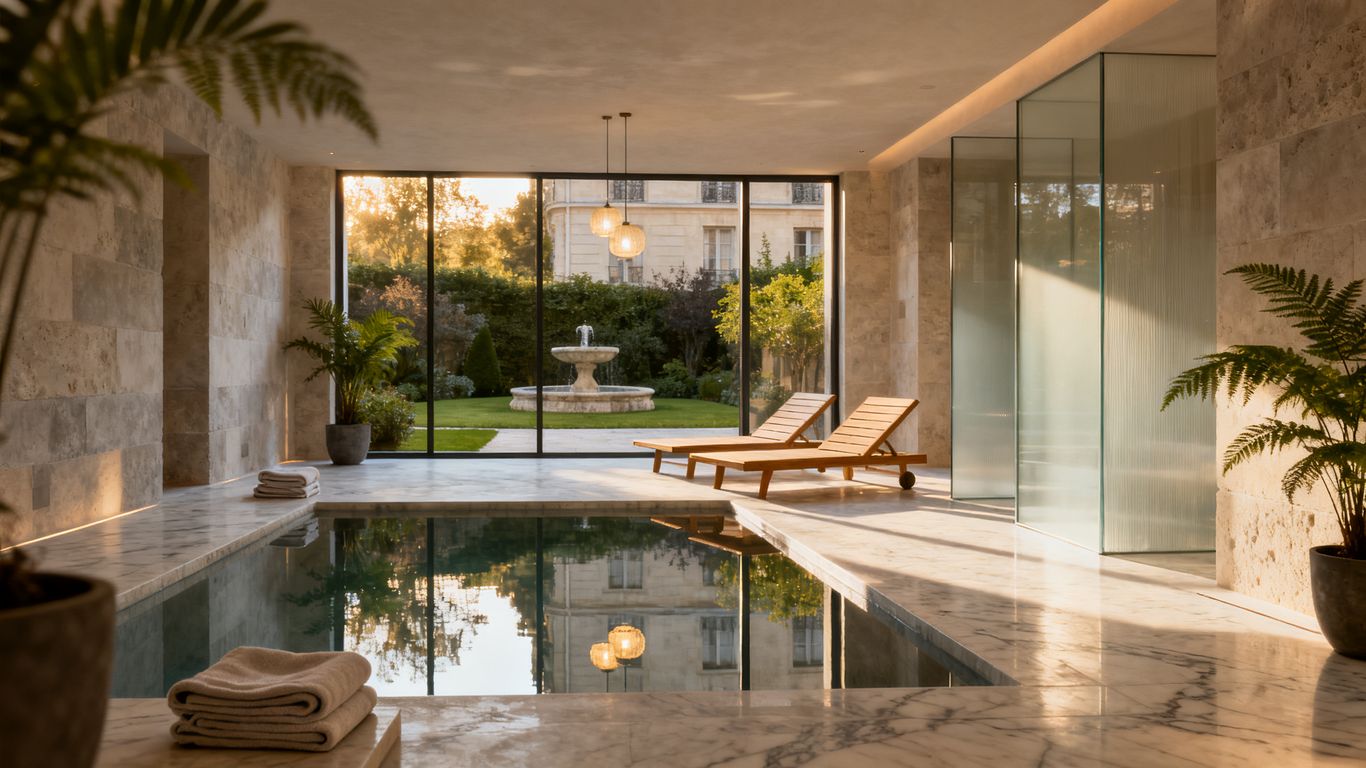 Hôtel spa urbain aux lignes modernes