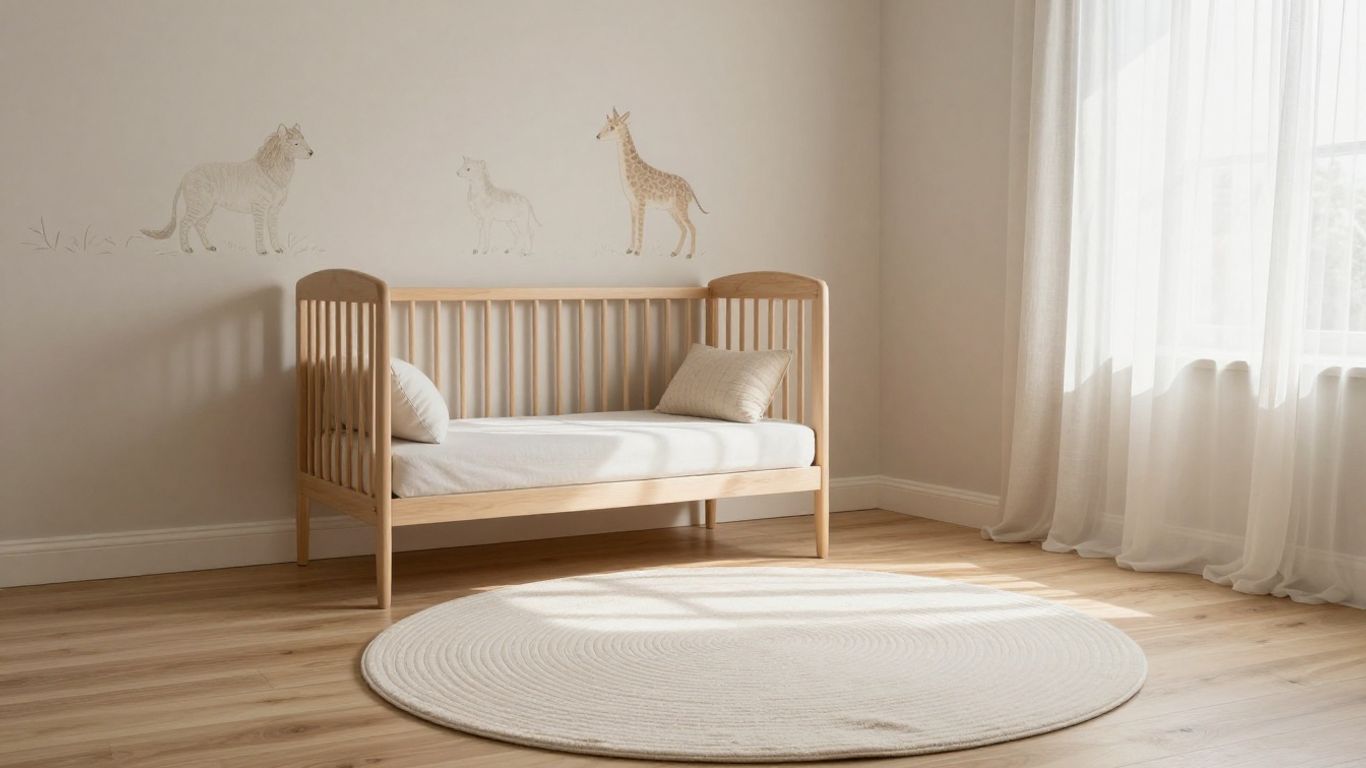 Mur délicat et fenêtre lumineuse de nursery