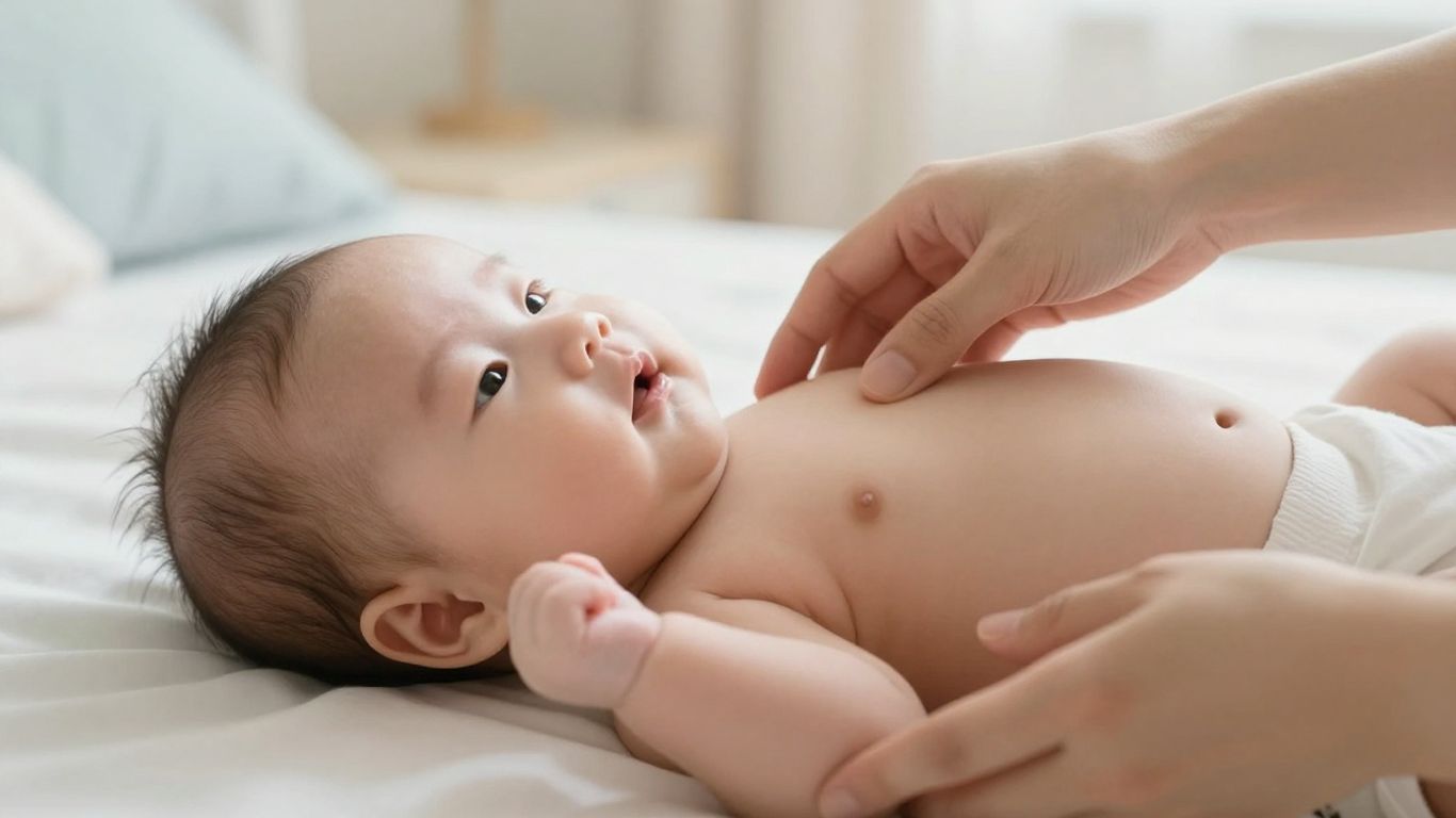 Vista anatómica del tracto digestivo infantil