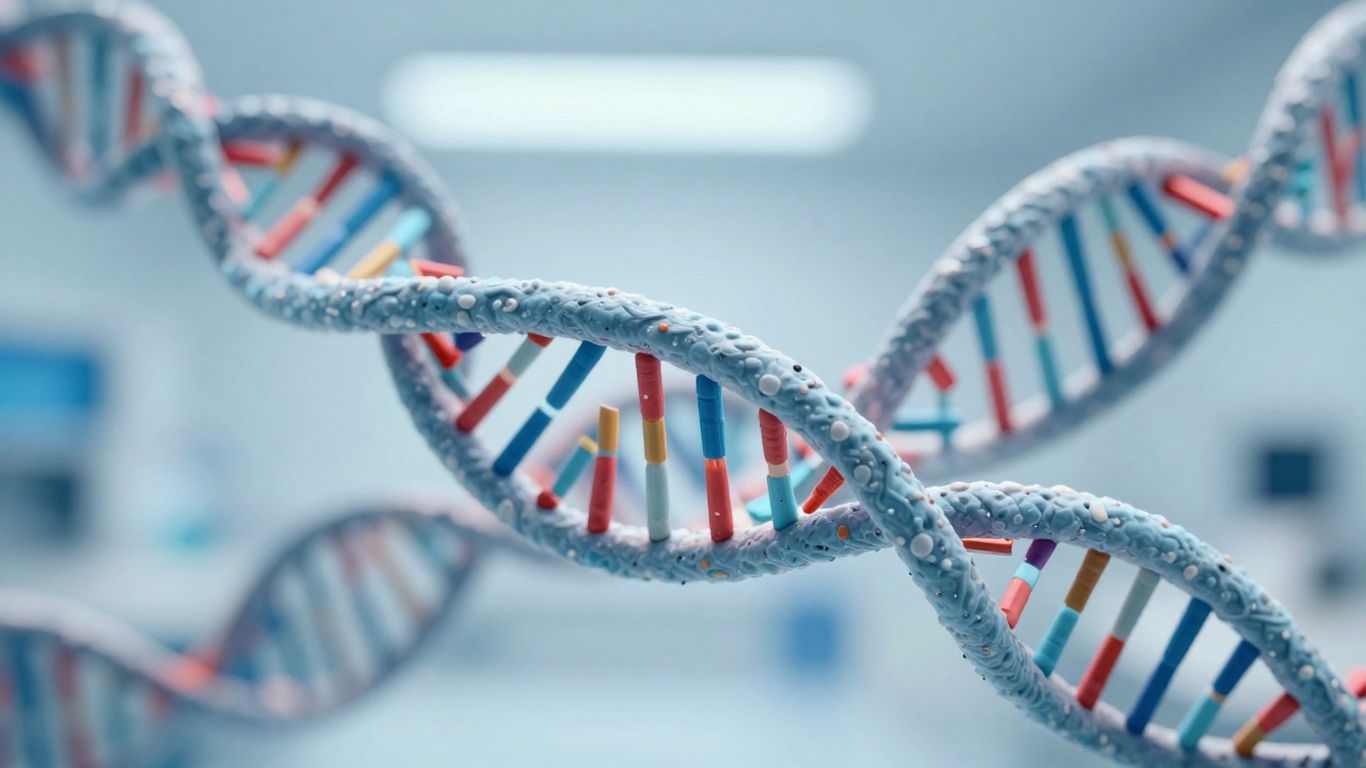 DNA helix with a subtle mutation