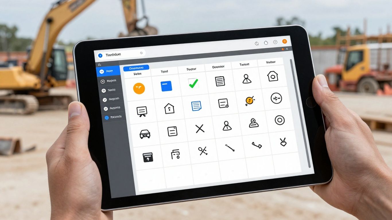 Modern digital scheduling interface