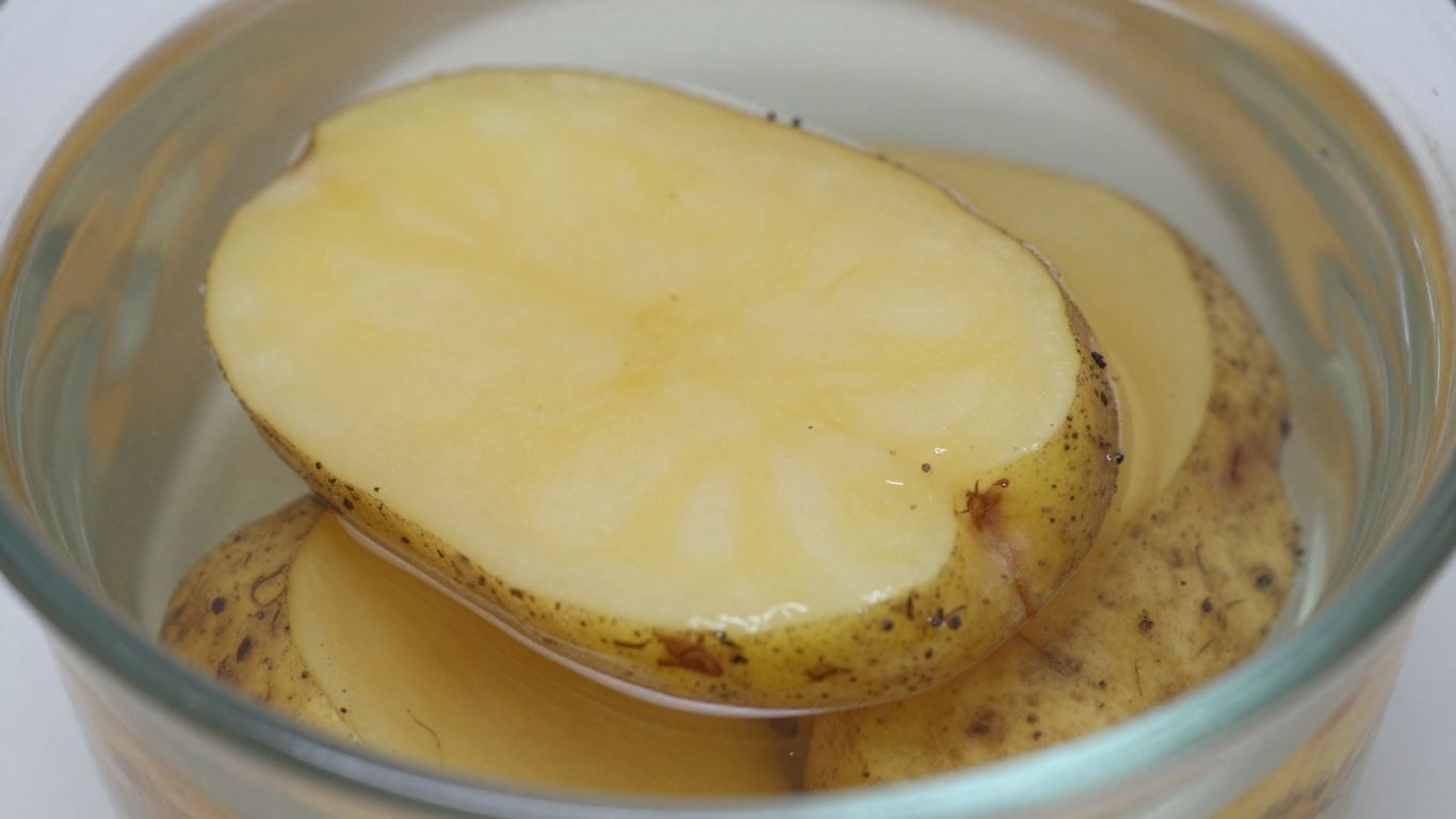 Aardappel in water, osmose proef