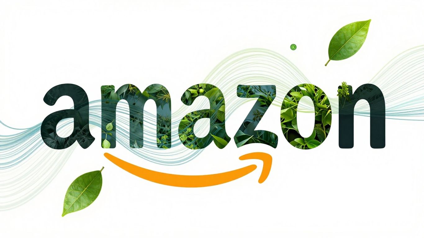 Amazon algorithm and sustainability growth concept