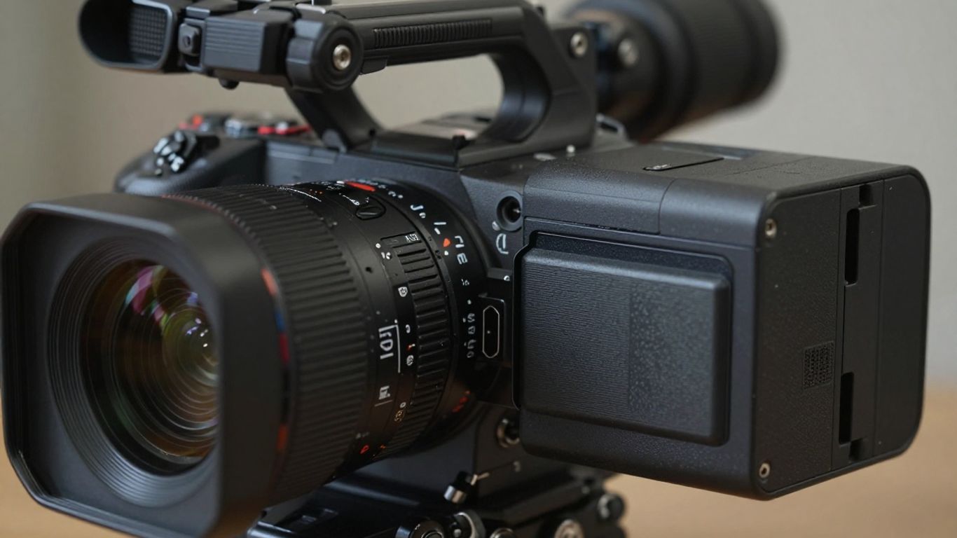 Camera with backup battery pack