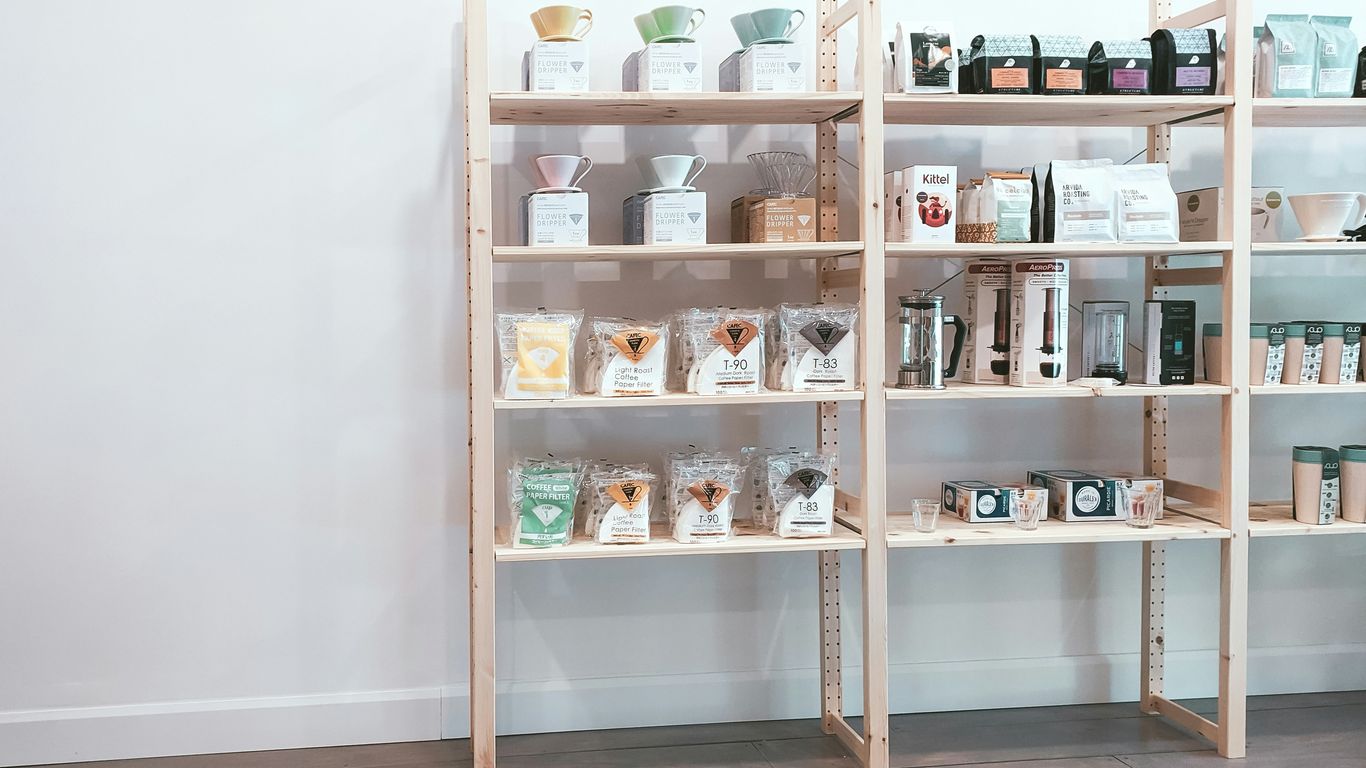 Various thickness options for retail display stands
