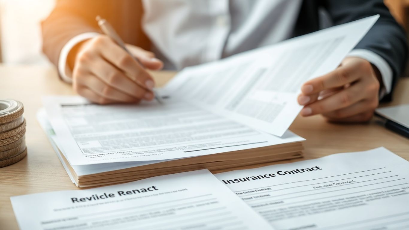 Insurance documentation for road safety