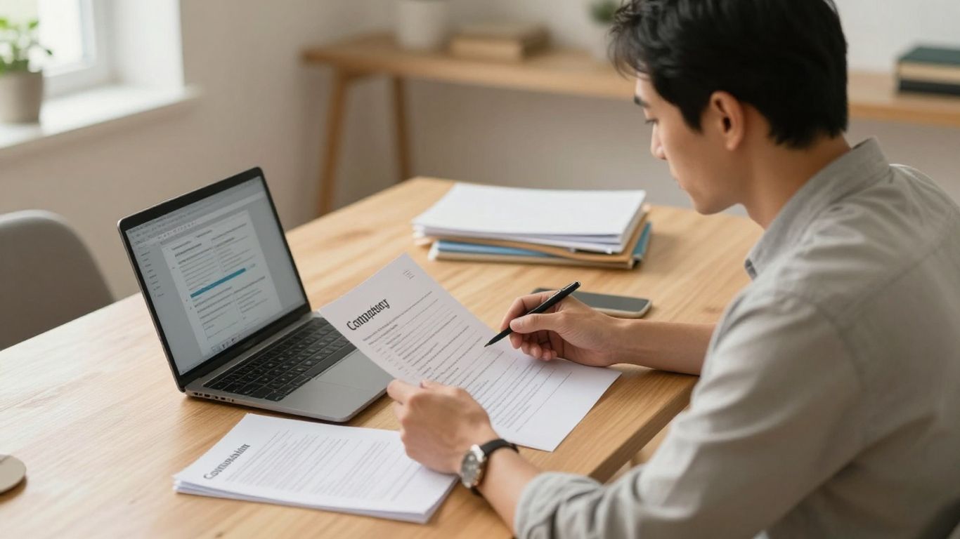 Adulte analysant son parcours professionnel