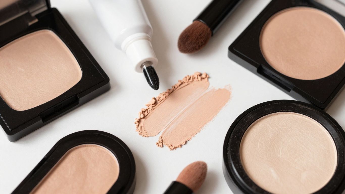 Makeup products for sensitive skin.