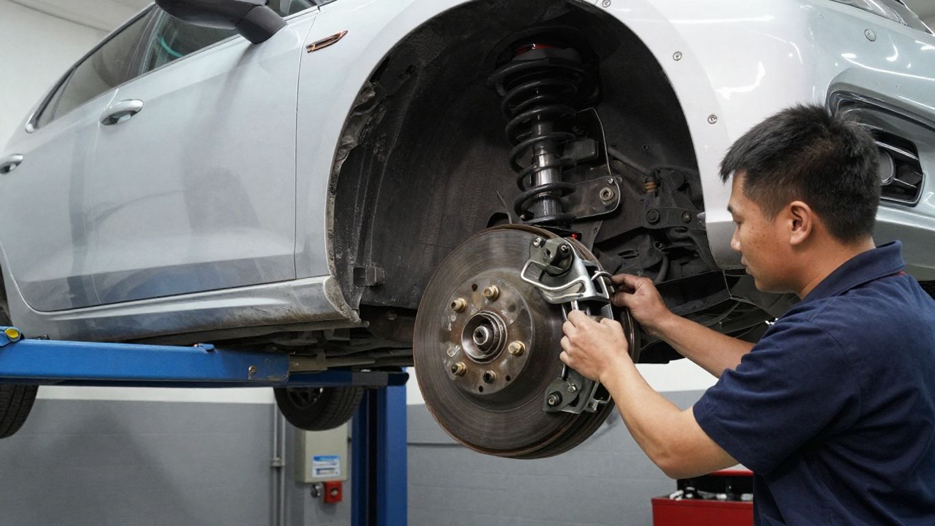 Zustand des Fahrwerks prüfen