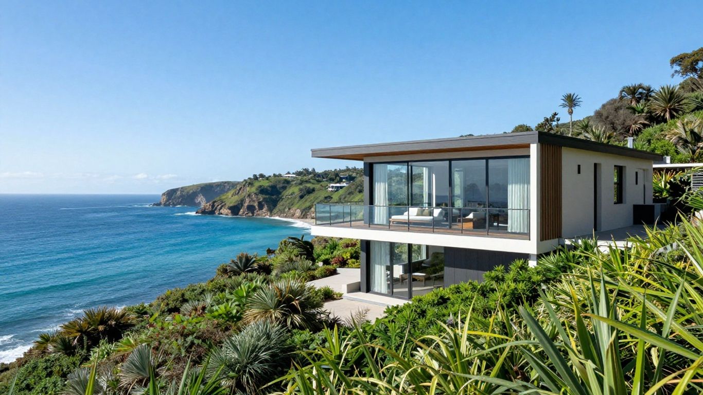 Holiday home overlooking the ocean at Point Danger Lookout