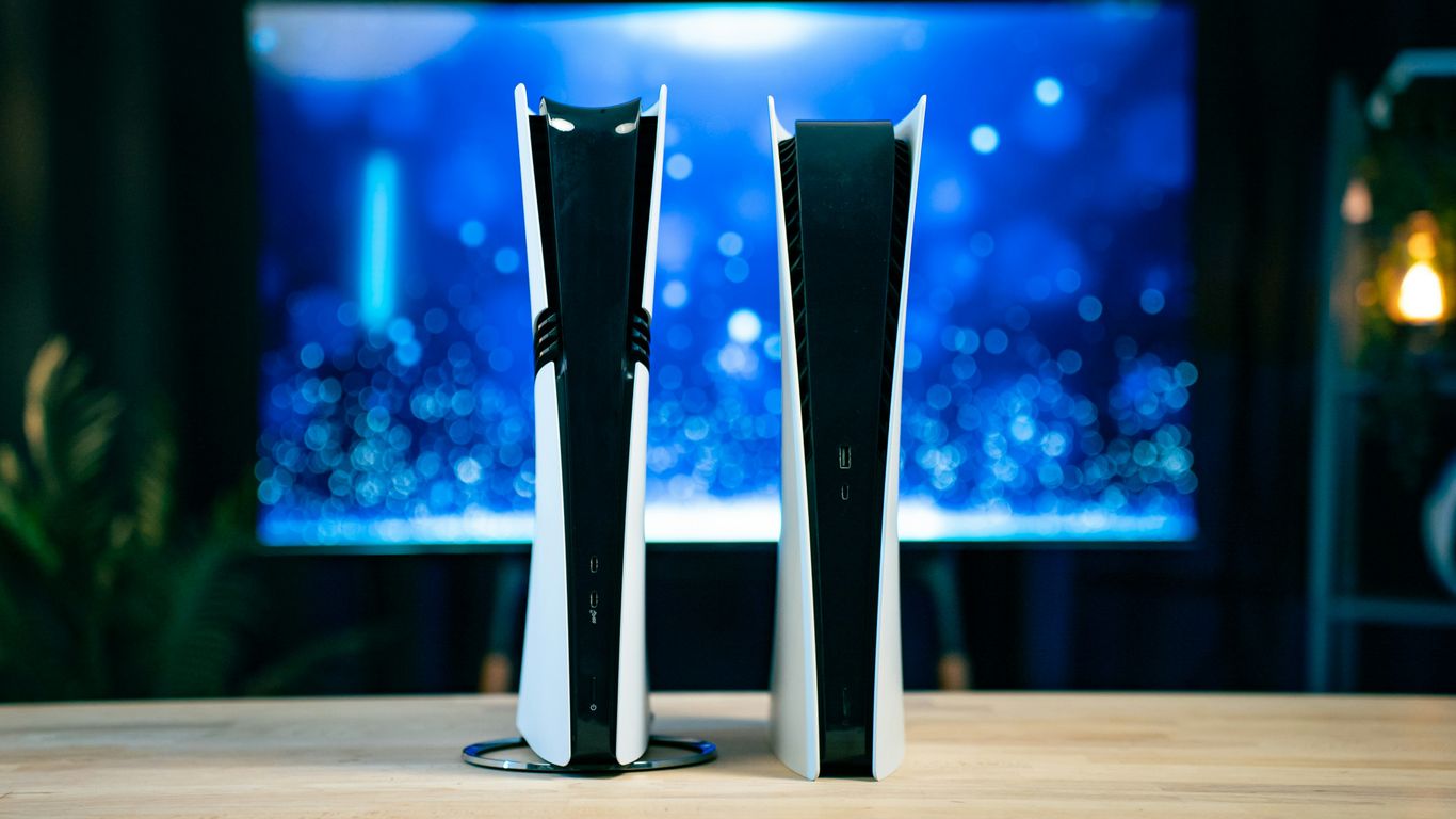 A pair of black and white skis sitting on a table
