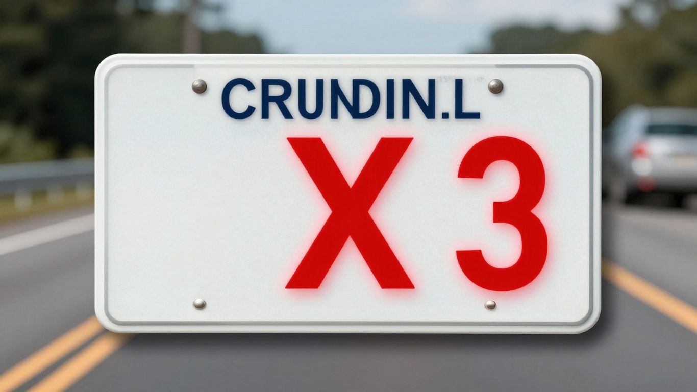 North Carolina driver's license with penalty points.