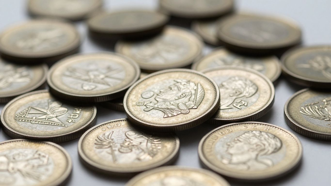 Collection of elongated coins for sale.