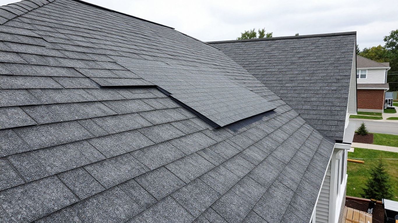 Etobicoke home roof replacement in progress.