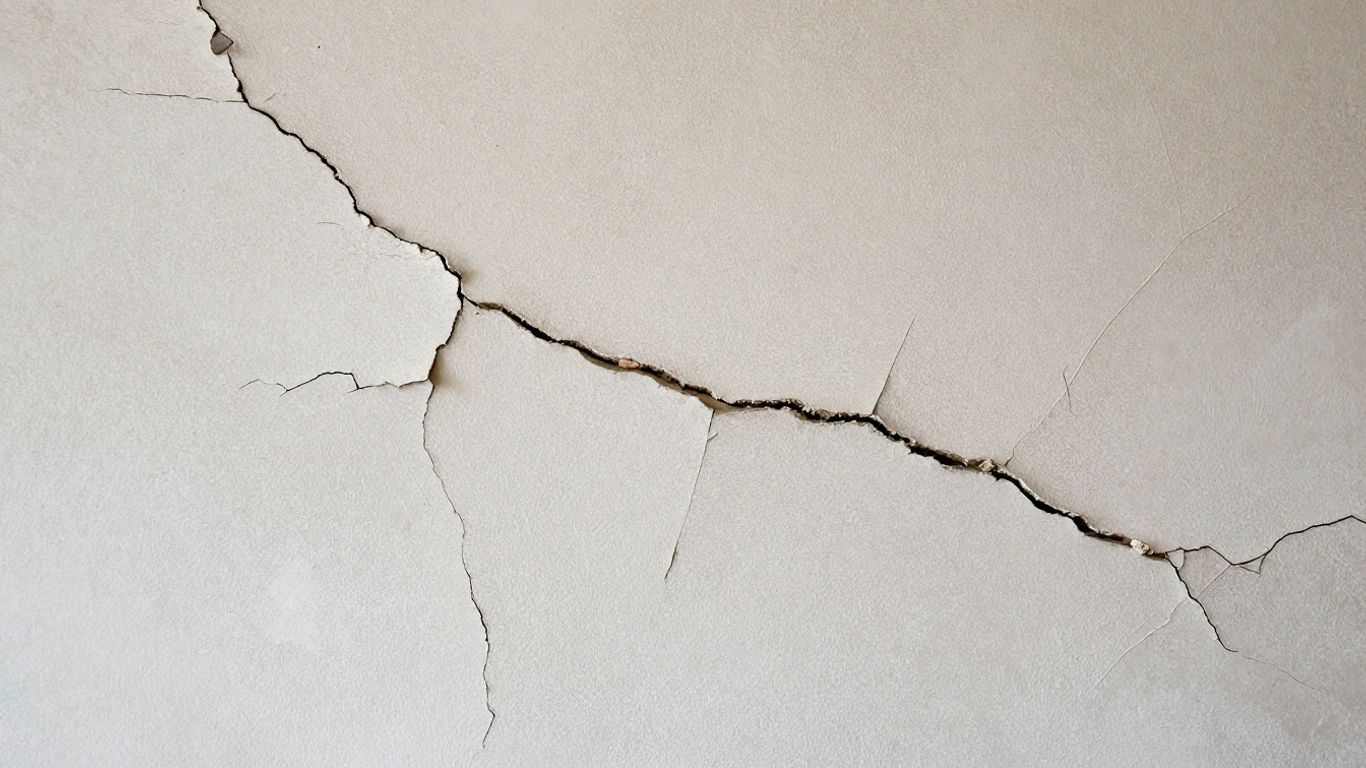 Cracked plaster wall texture