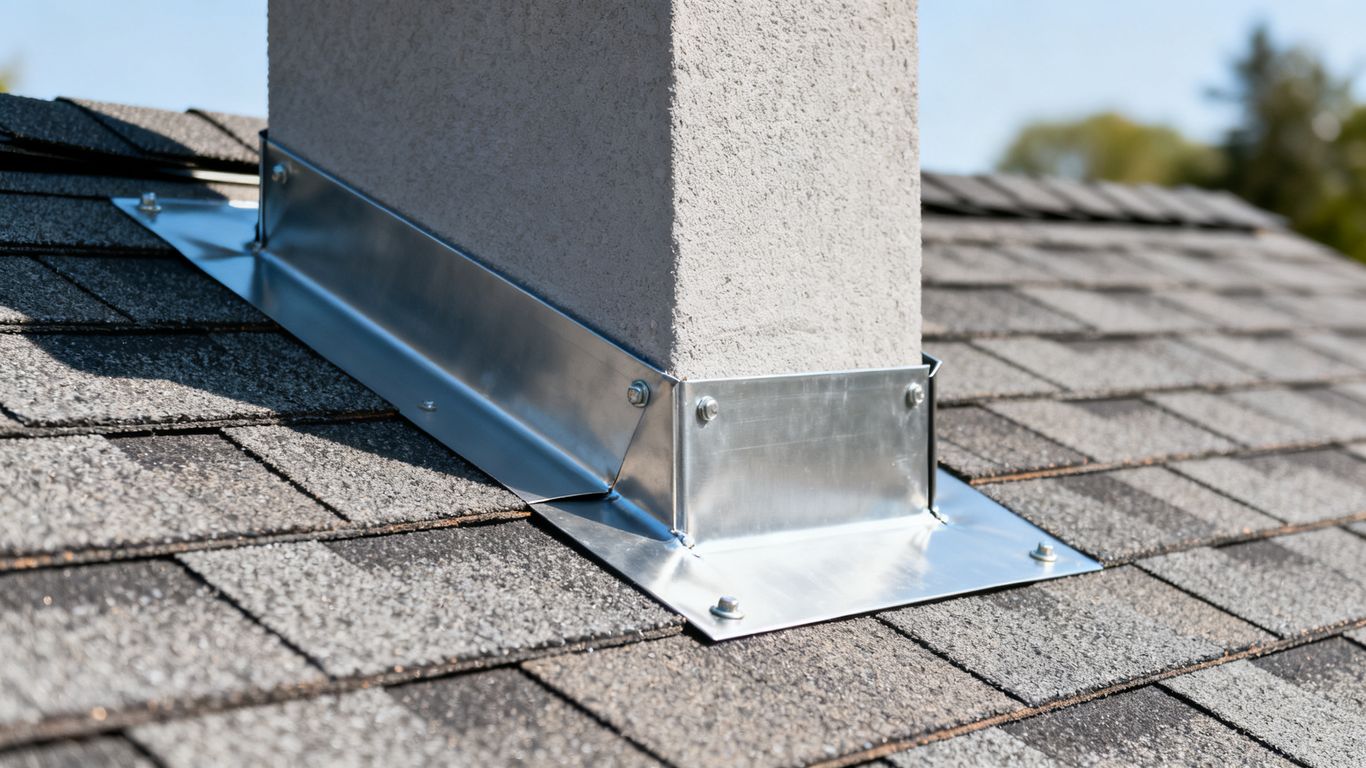 Detail of roofing system featuring heavy duty architectural shingles