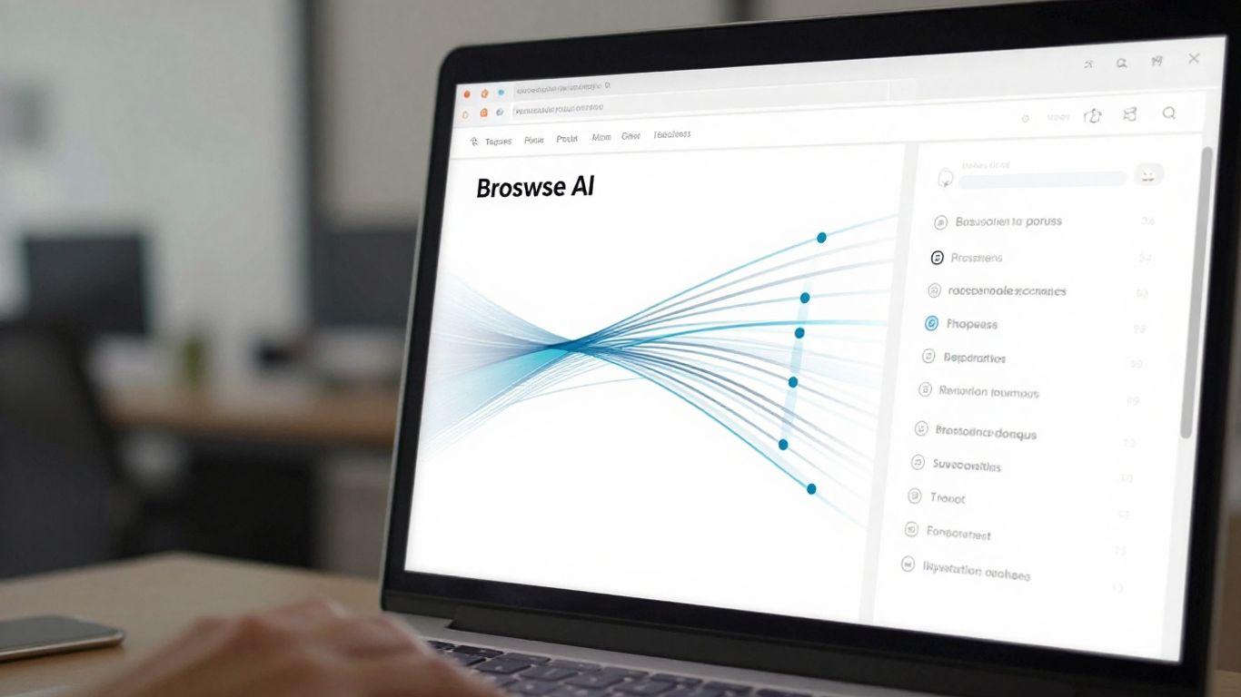Browse AI interface on a computer screen