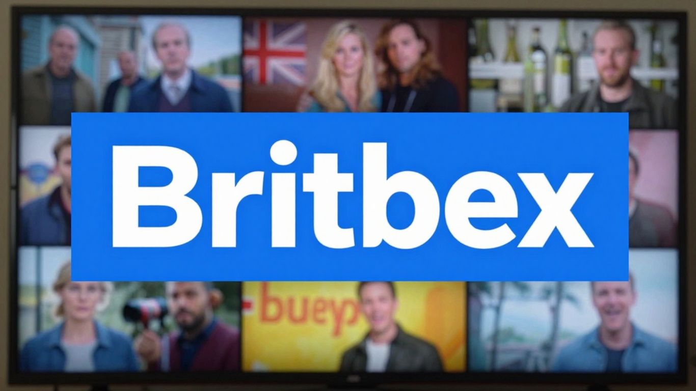 BritBox logo on a TV screen