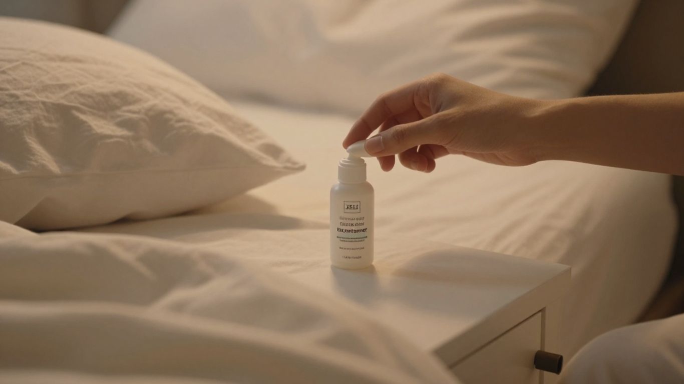 couple using lubricant during intimacy