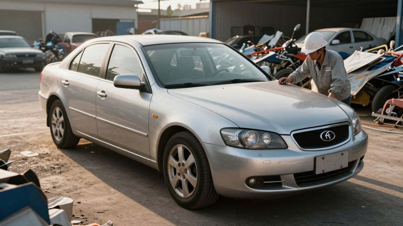 Cash offer assessment for a salvage vehicle