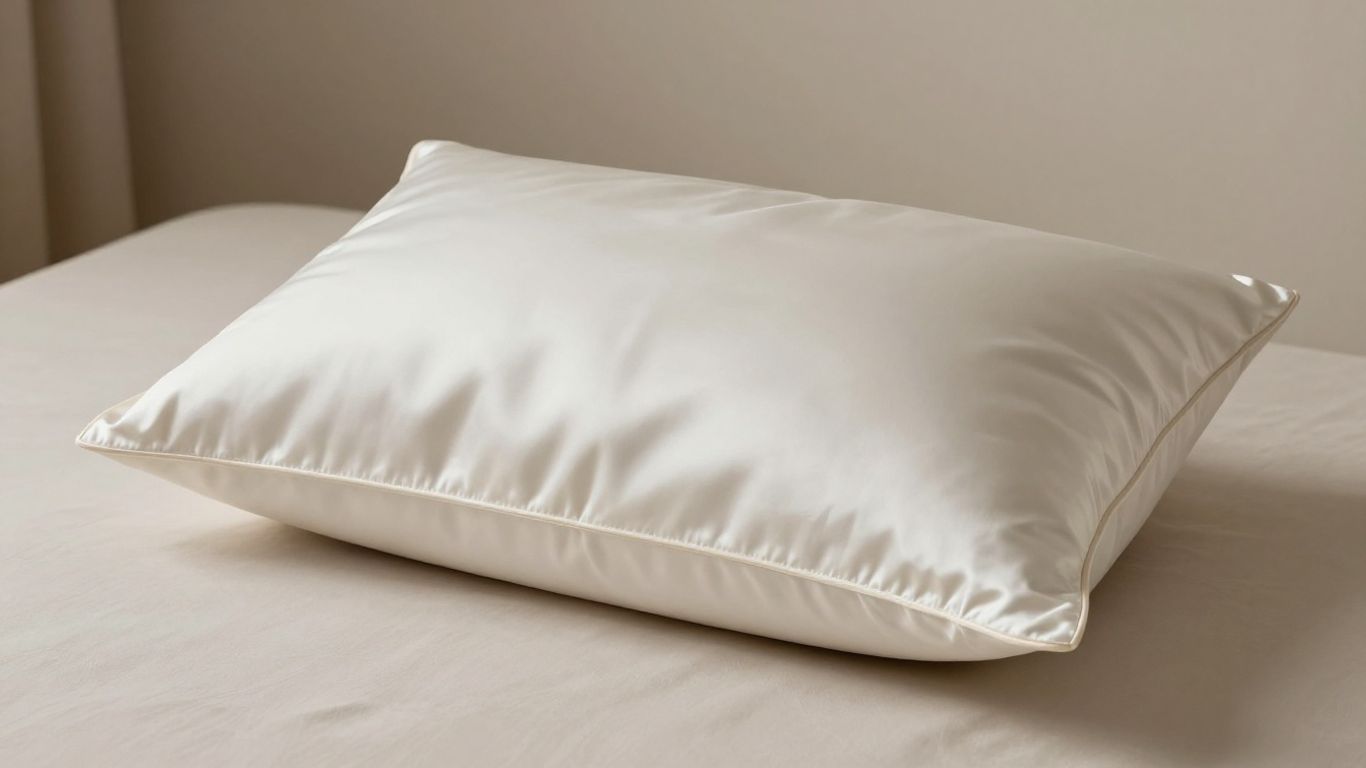 Cozy Earth Silk Pillow for side sleepers