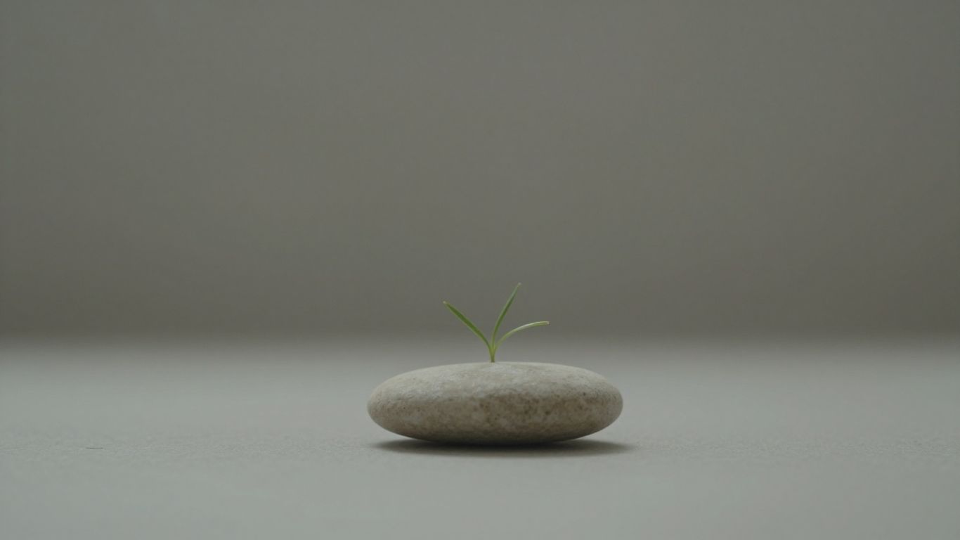 Calm, minimalist scene with soft light and a single object.