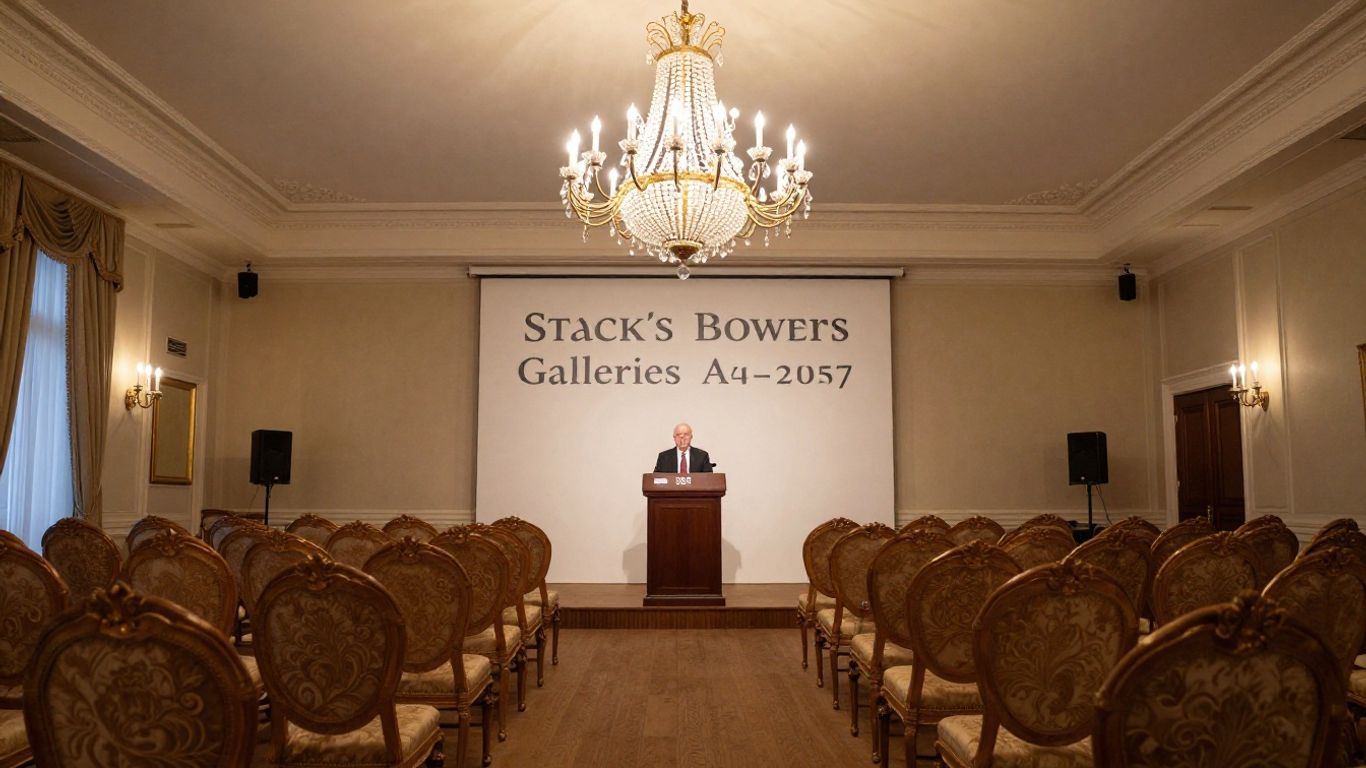 Stack's Bowers Galleries auction room interior