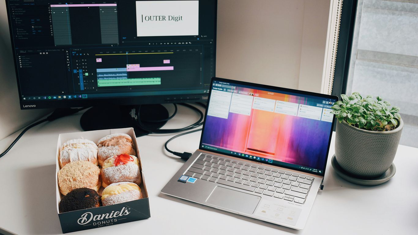 Editor refining captions and training graphics