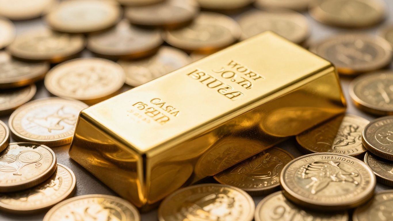 金條和金幣，是儲蓄的象徵。