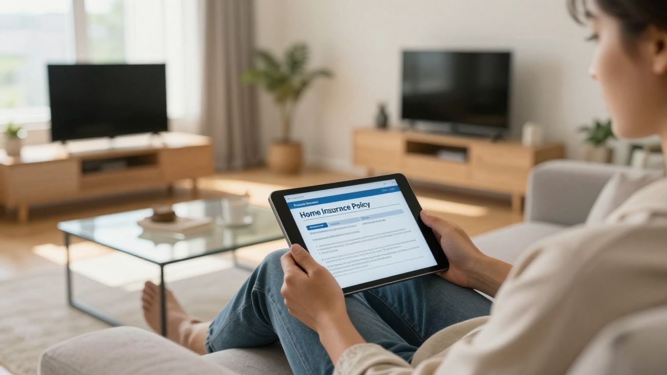 Persona relajada en casa con seguro de hogar Tuio.