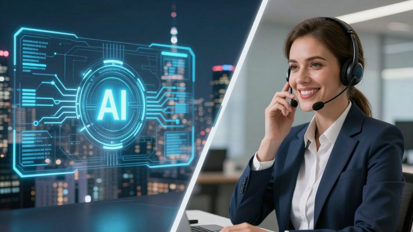 AI and human call handling comparison for Australian businesses.