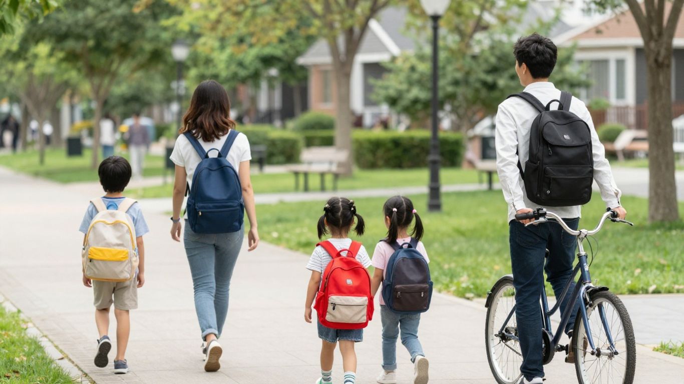 Niños creciendo junto a sus padres