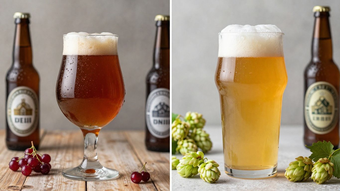 French beer and craft beer comparison