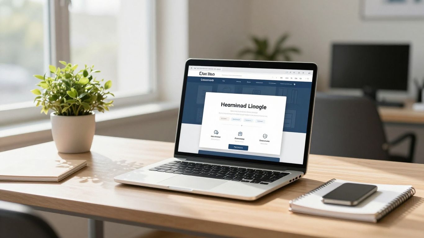 Docebo LMS interface on a laptop screen.