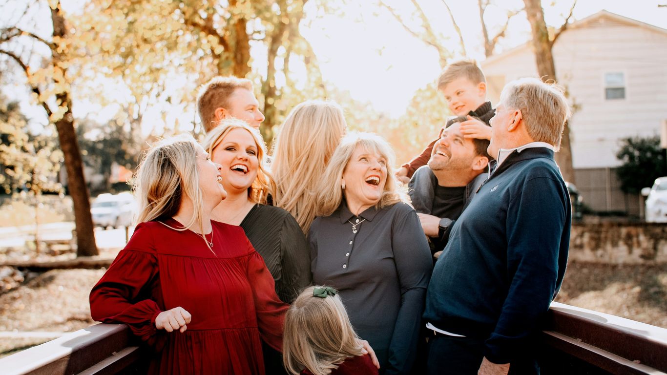 A candid look at intimate family interaction
