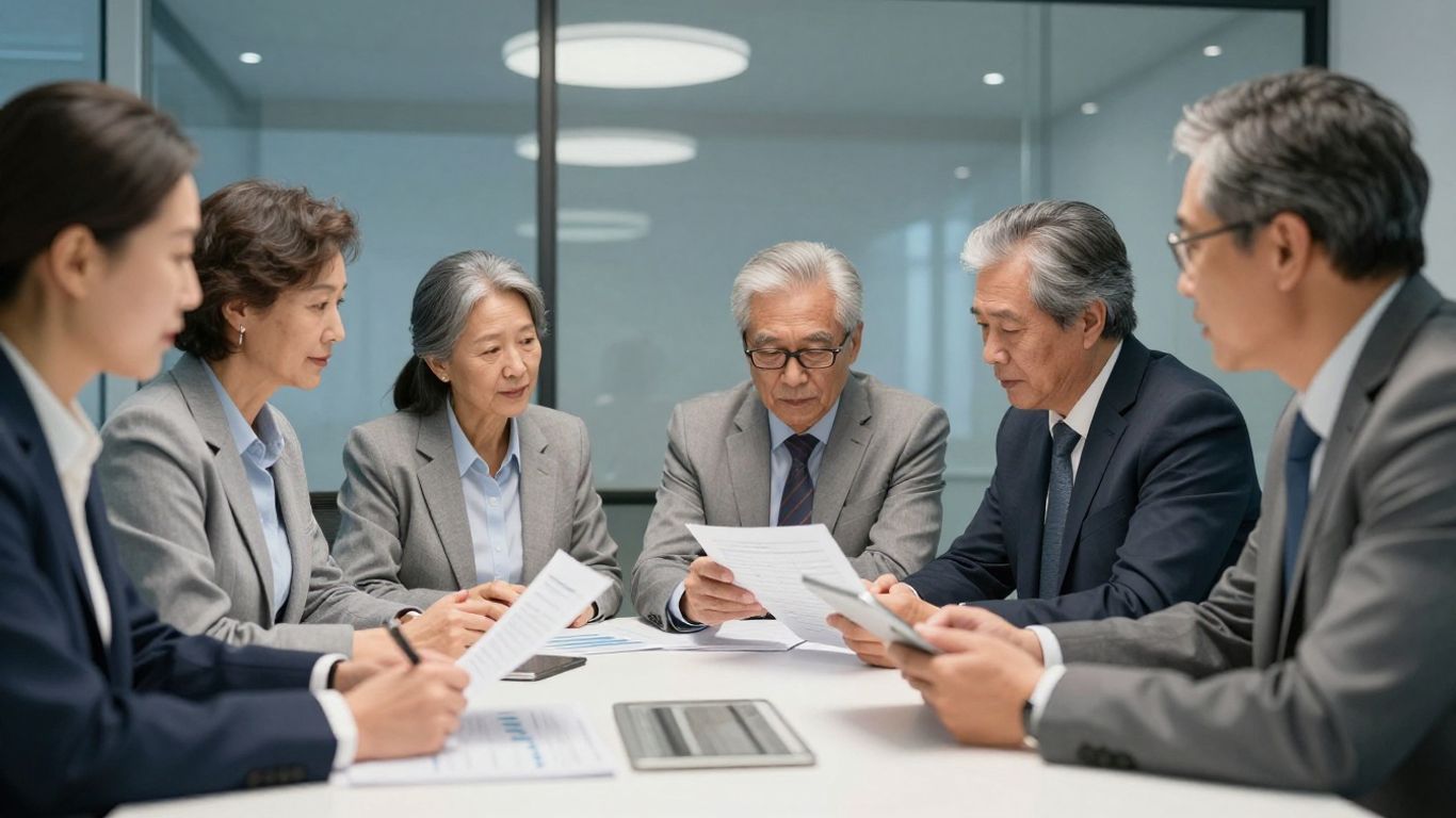 Leaders comparing an innovation platform evaluation plan
