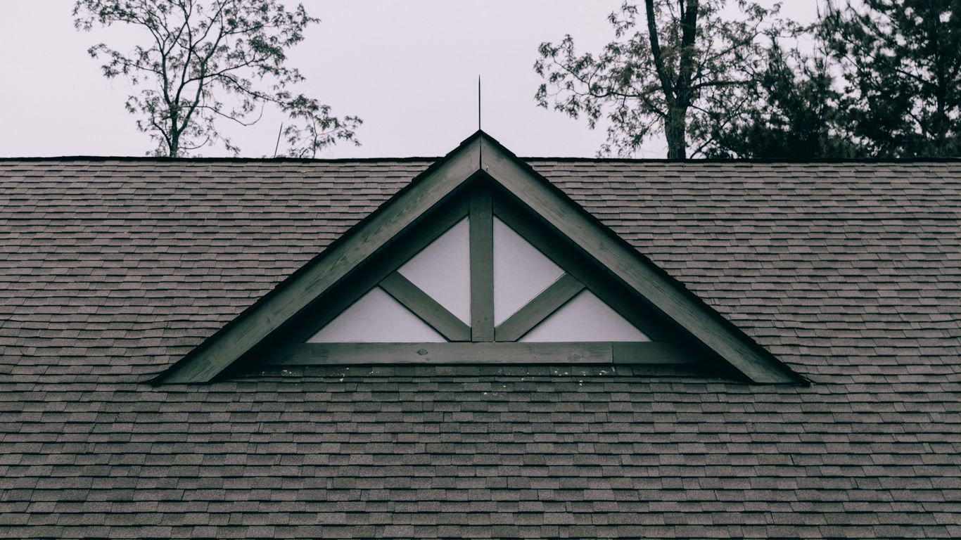 Intricate temple roof details