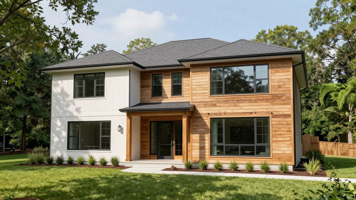 Modern house extension in Dacula, Georgia.