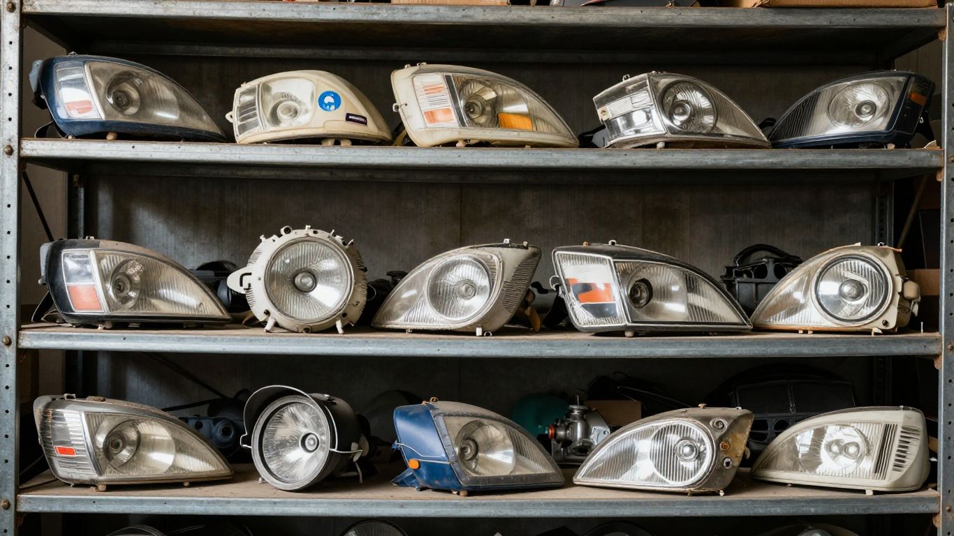 VW parts at a salvage yard