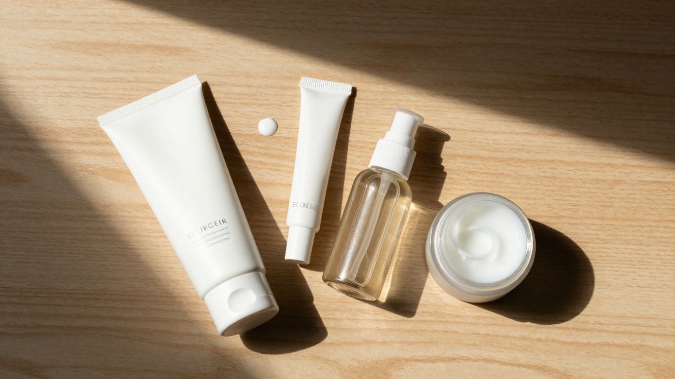 A minimalist skincare kit
