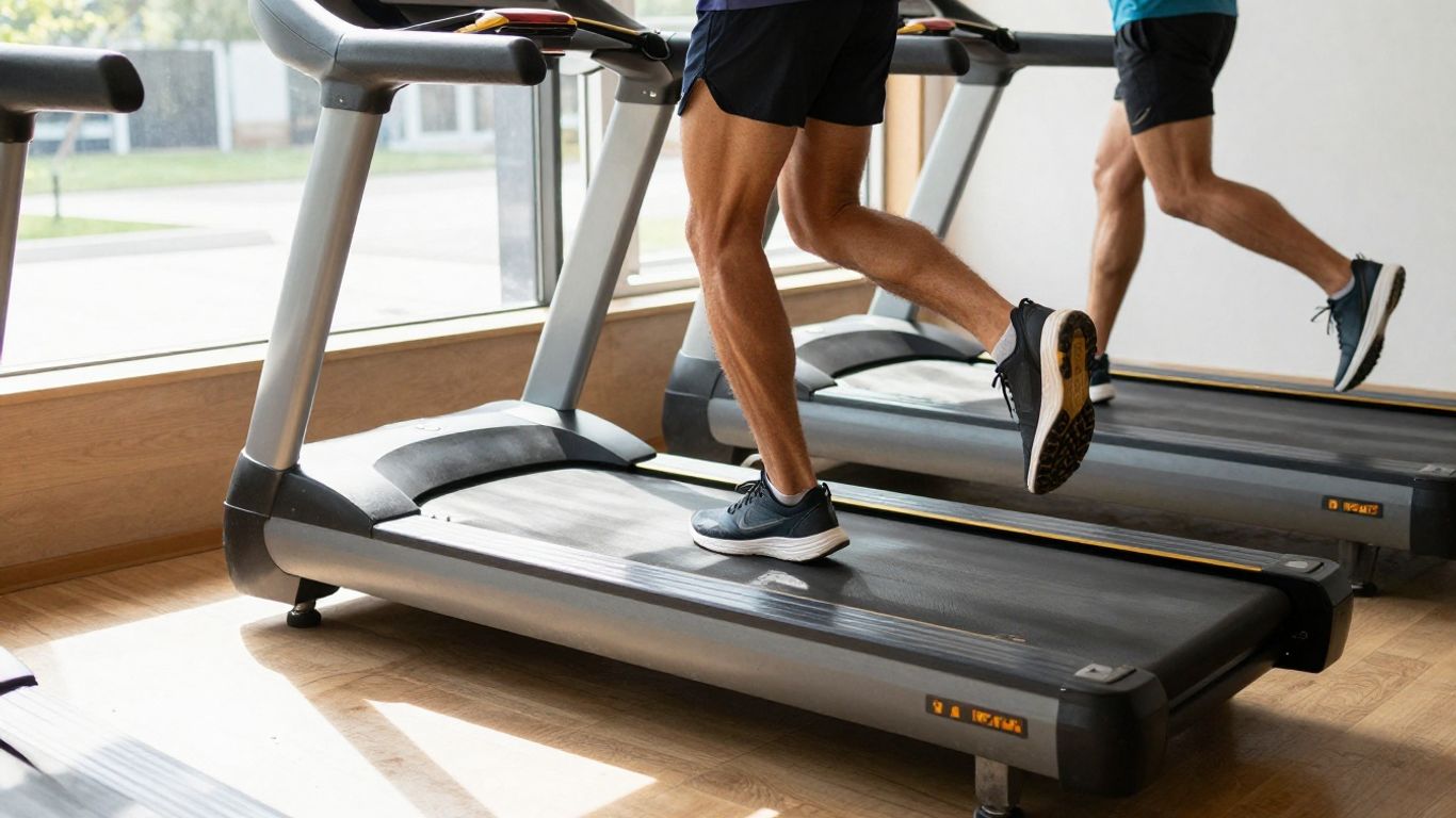 is running on a treadmill easier than outside