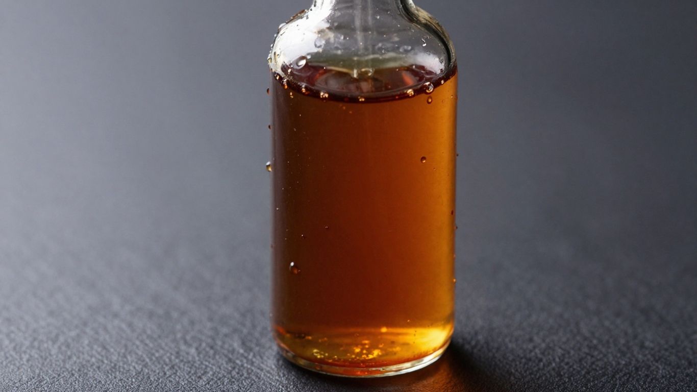 Bottle of Delta-9 THC syrup