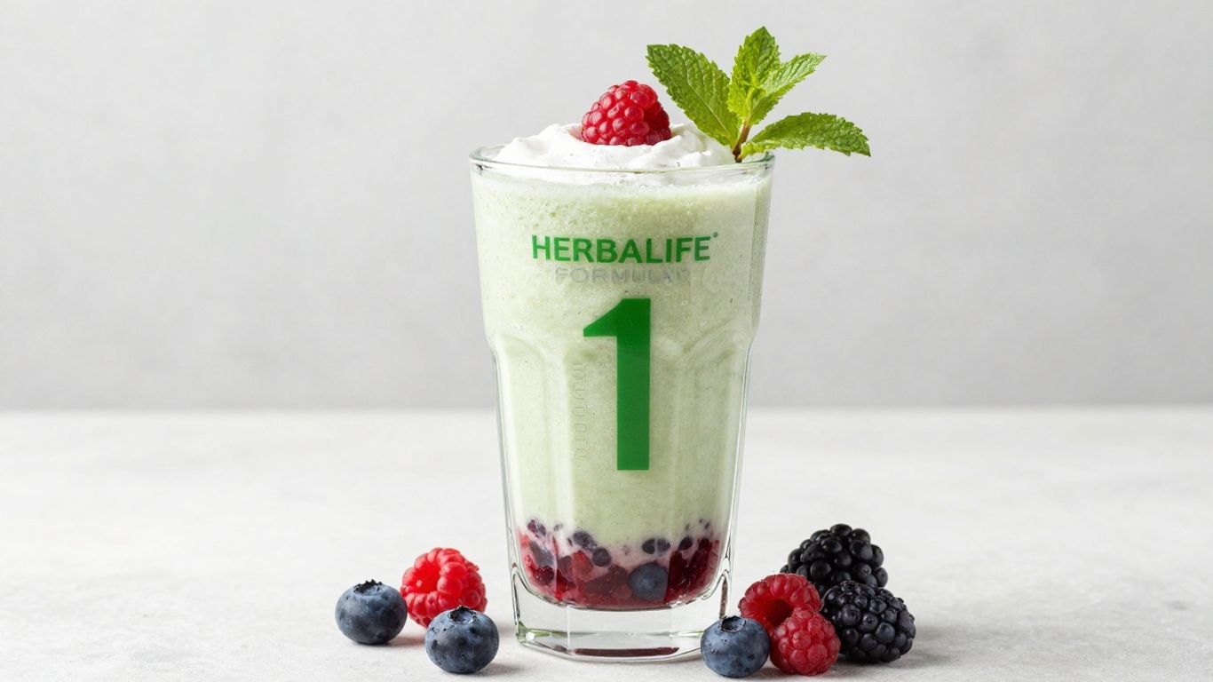 Herbalife Formula 1 shake with fruit