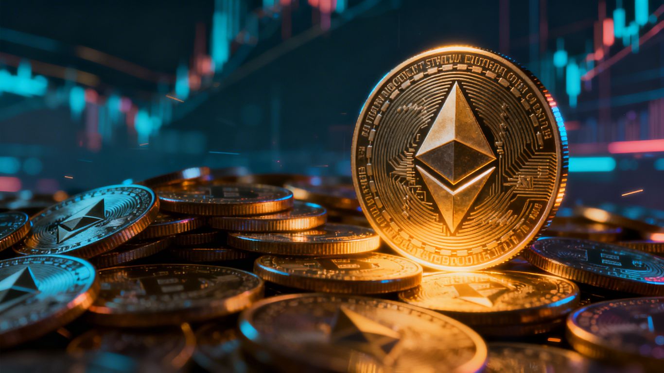 Ethereum cryptocurrency with large holdings