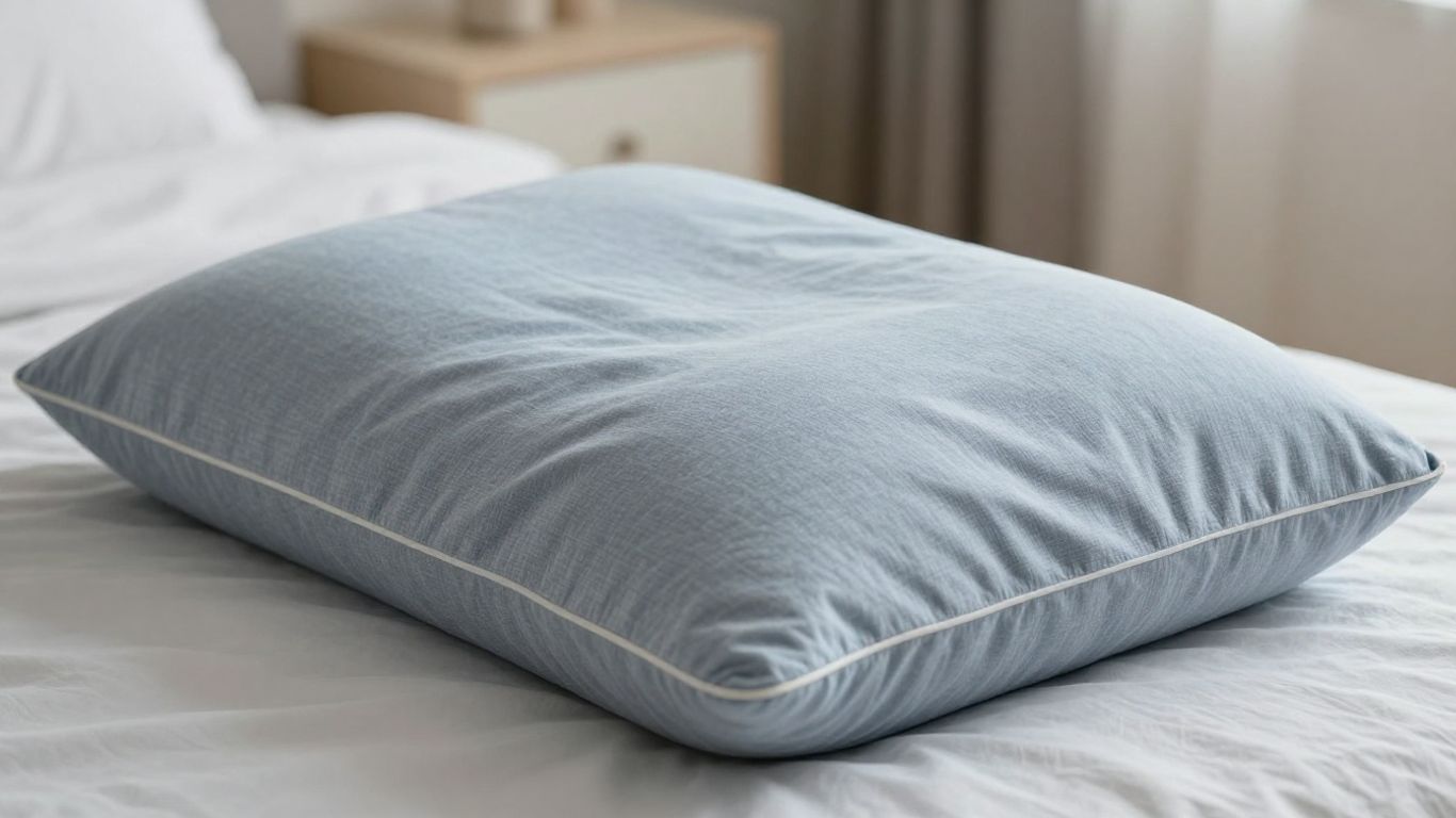 Person sleeping on a cool, comfortable pillow.