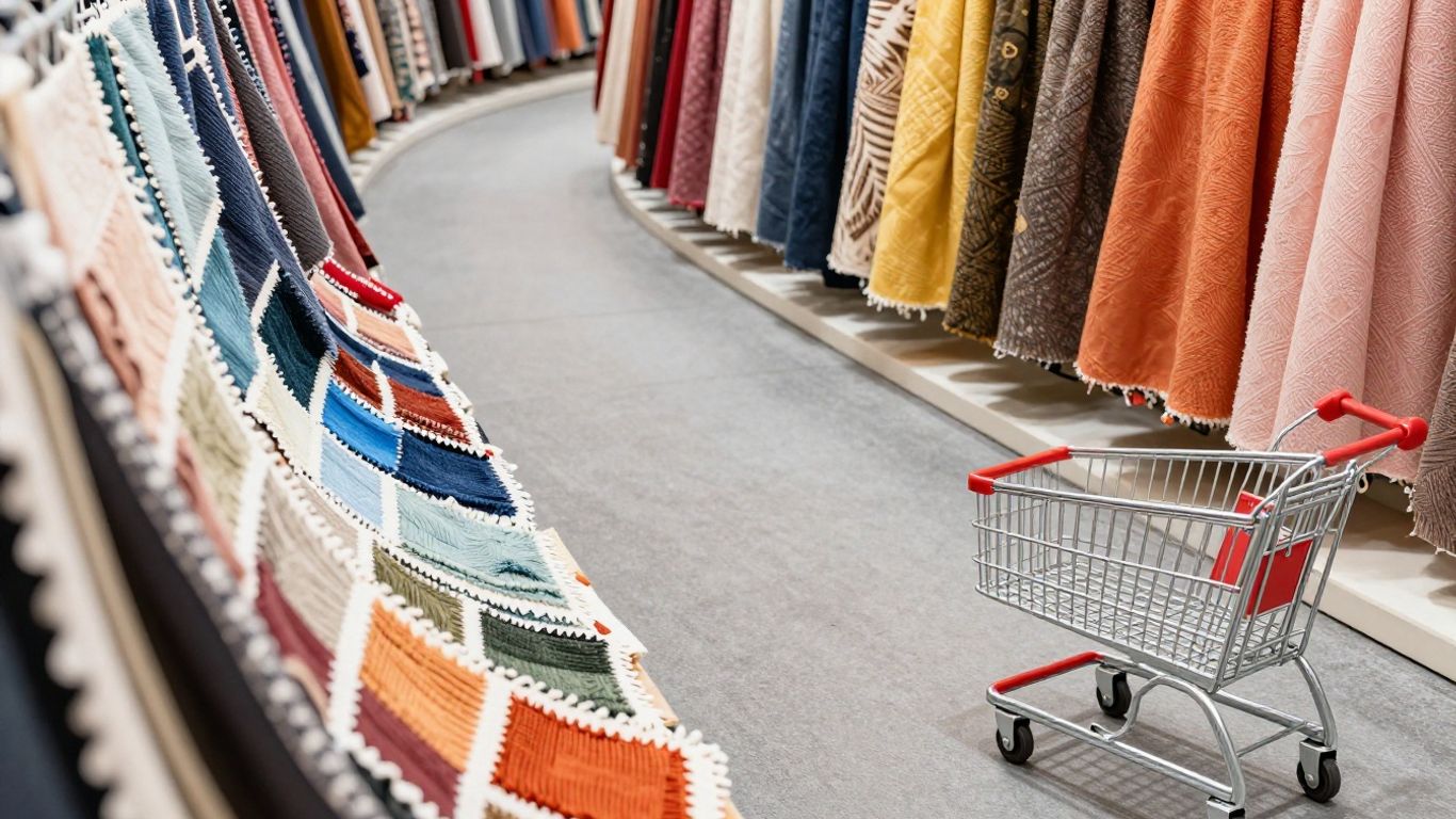 Path from fabric samples to shopping cart